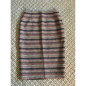 The Limited tribal print pencil skirt